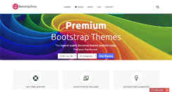 Desktop Screenshot of bootstrapskins.com